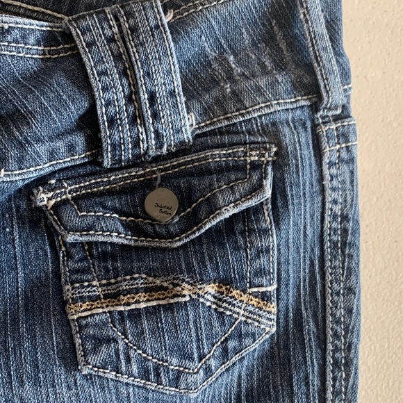 Industrial Cotton size 15 Stylish Blue Boot Cut Jeans - Picture 4 of 10
